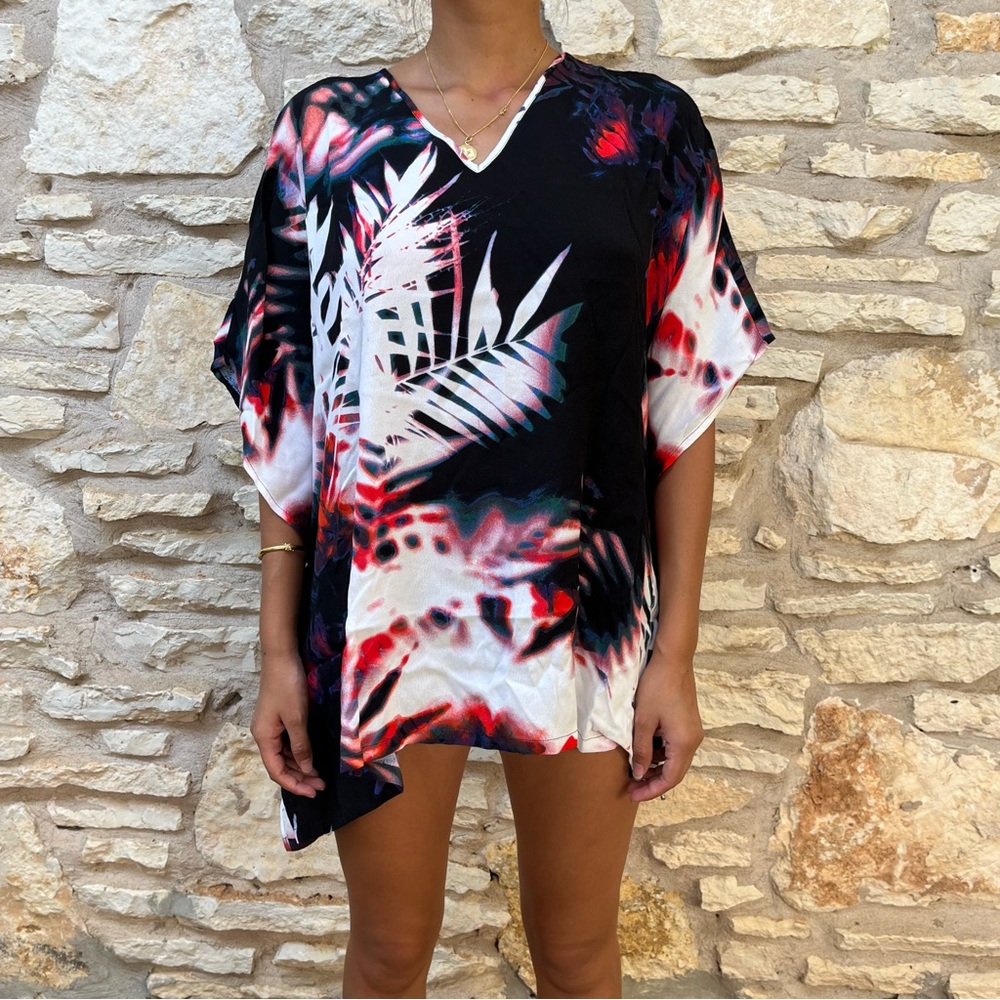Natori Cover Up Top Blouse Size S